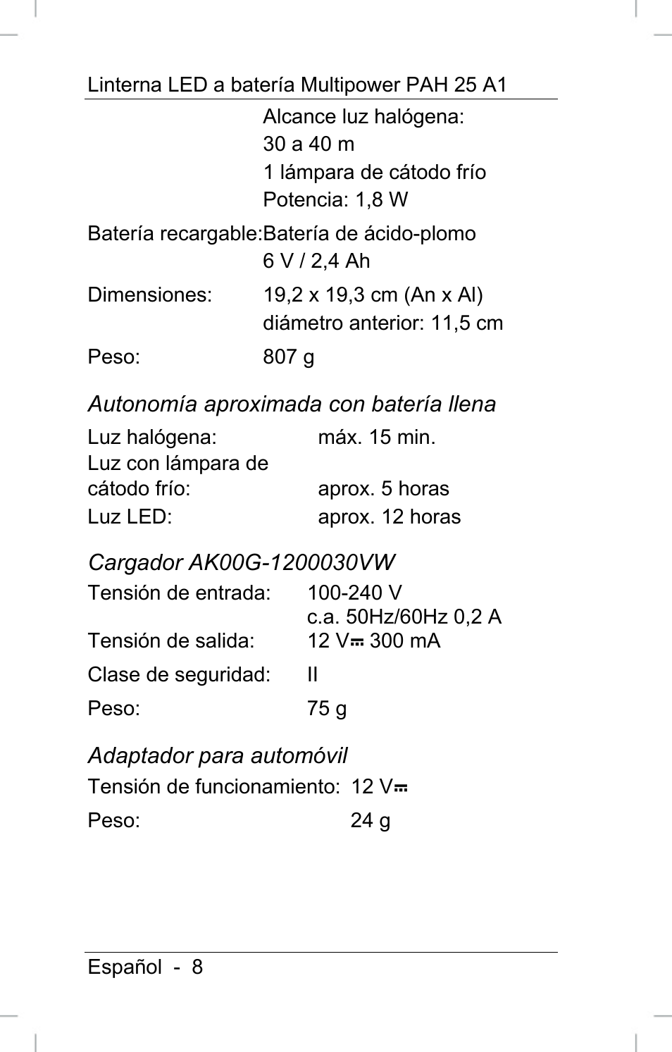 Powerfix PAH 25 A1 User Manual | Page 10 / 72