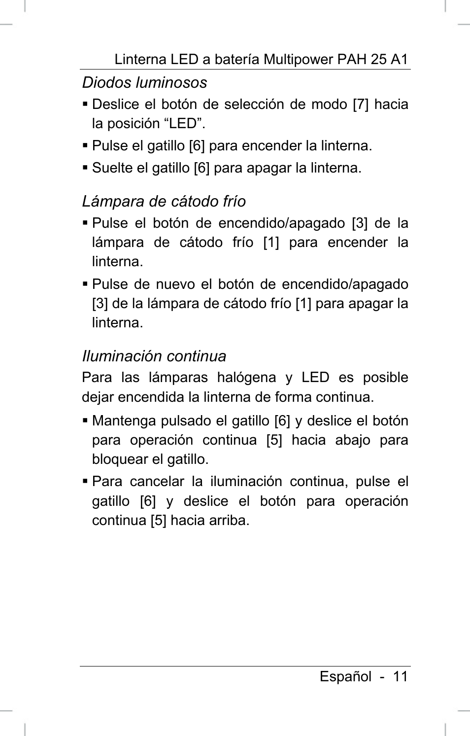 Powerfix PAH 25 A1 User Manual | Page 13 / 72