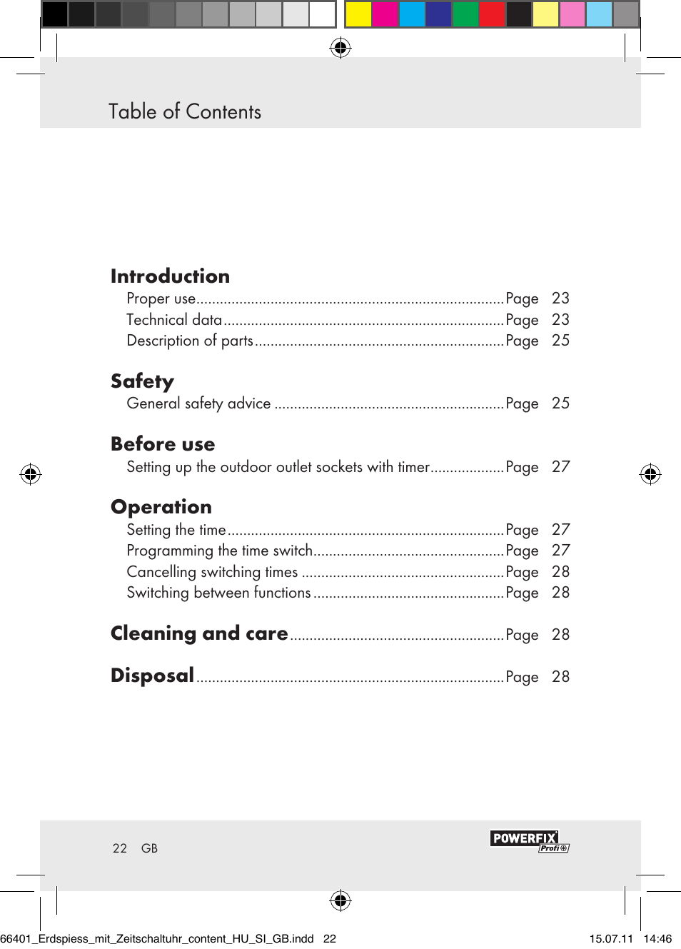 Powerfix EIM-802 GR User Manual | Page 20 / 28