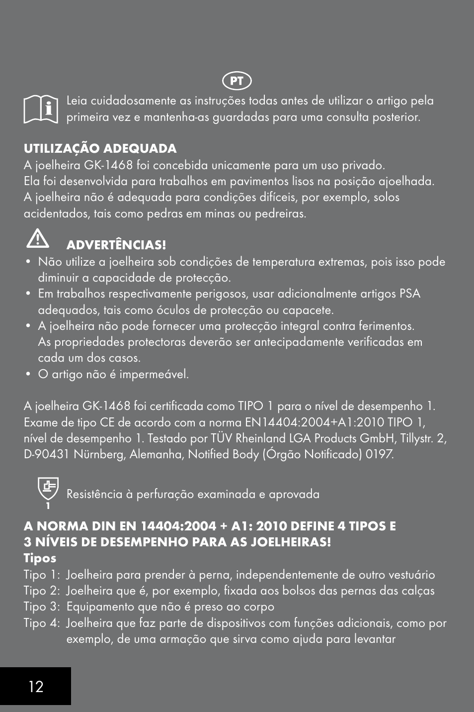 Powerfix Gel Knee Pads User Manual | Page 10 / 20