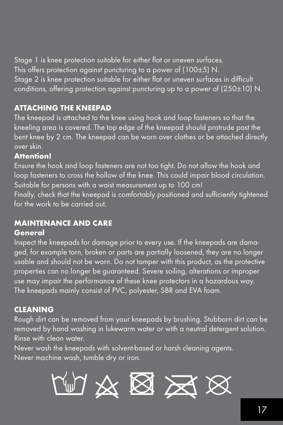 Powerfix Gel Knee Pads User Manual | Page 15 / 20