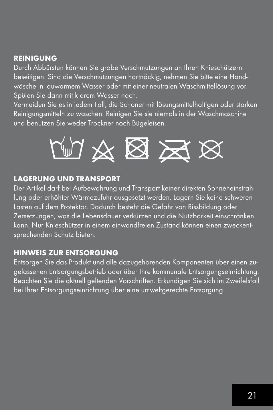 Powerfix Gel Knee Pads User Manual | Page 19 / 20
