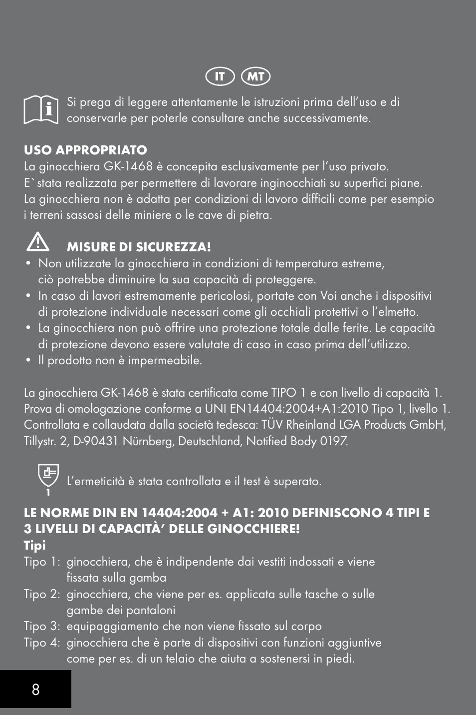 Powerfix Gel Knee Pads User Manual | Page 6 / 20