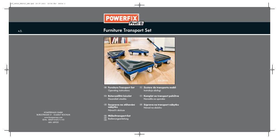 Powerfix KH 2910 User Manual | 44 pages