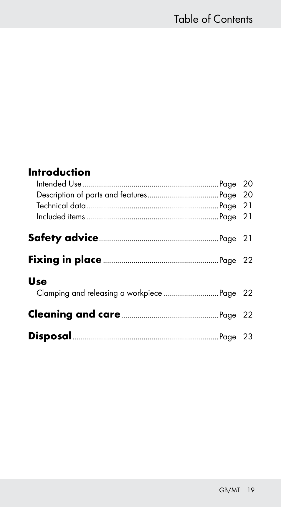 Powerfix Z29760B User Manual | Page 19 / 29