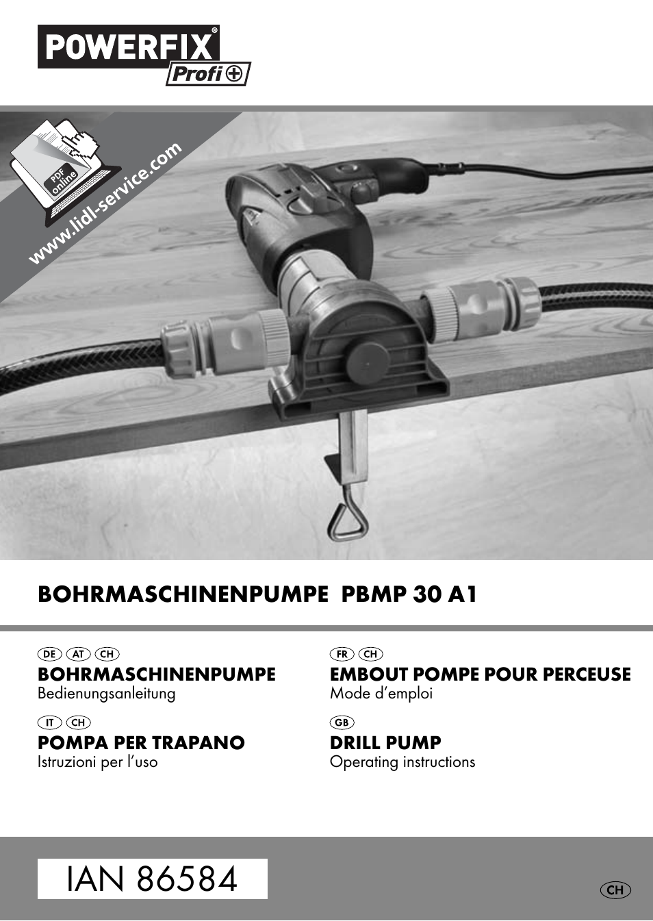 Powerfix PBMP 30 A1 User Manual | 44 pages