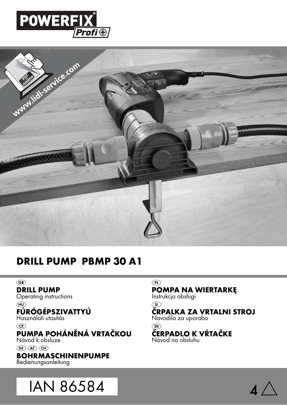 Powerfix PBMP 30 A1 User Manual | 74 pages