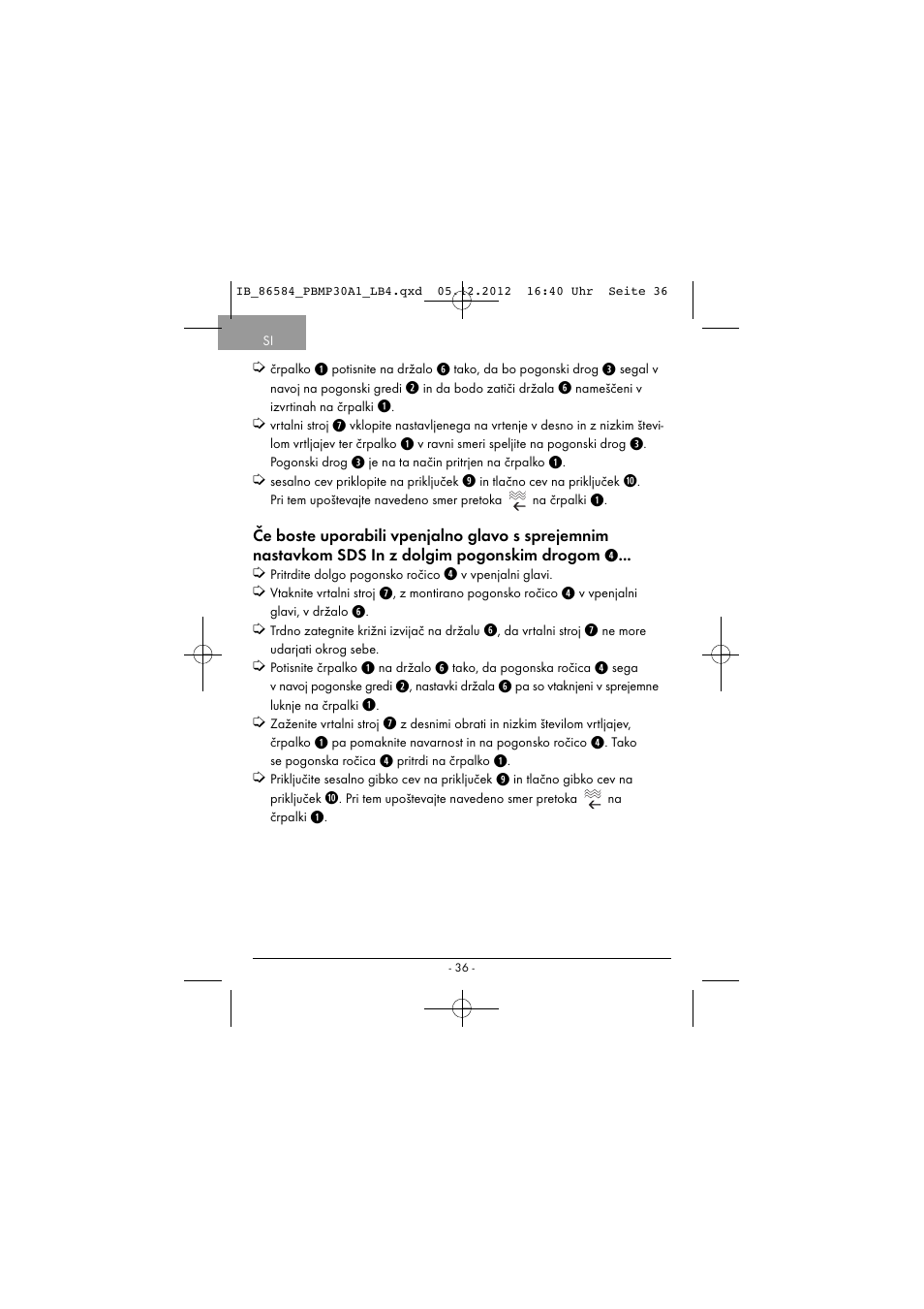 Powerfix PBMP 30 A1 User Manual | Page 39 / 74