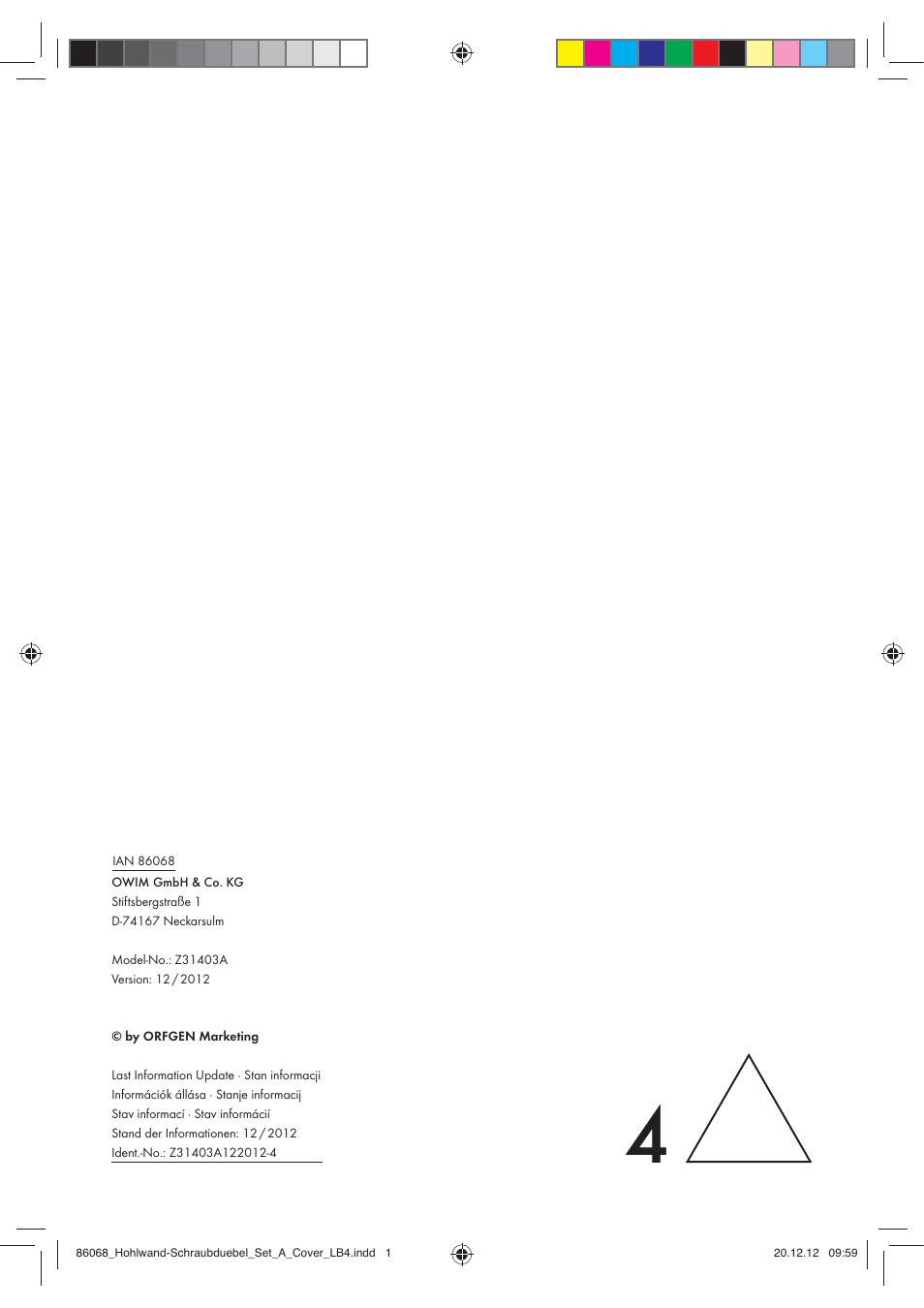 Powerfix Z31403A User Manual | Page 12 / 12