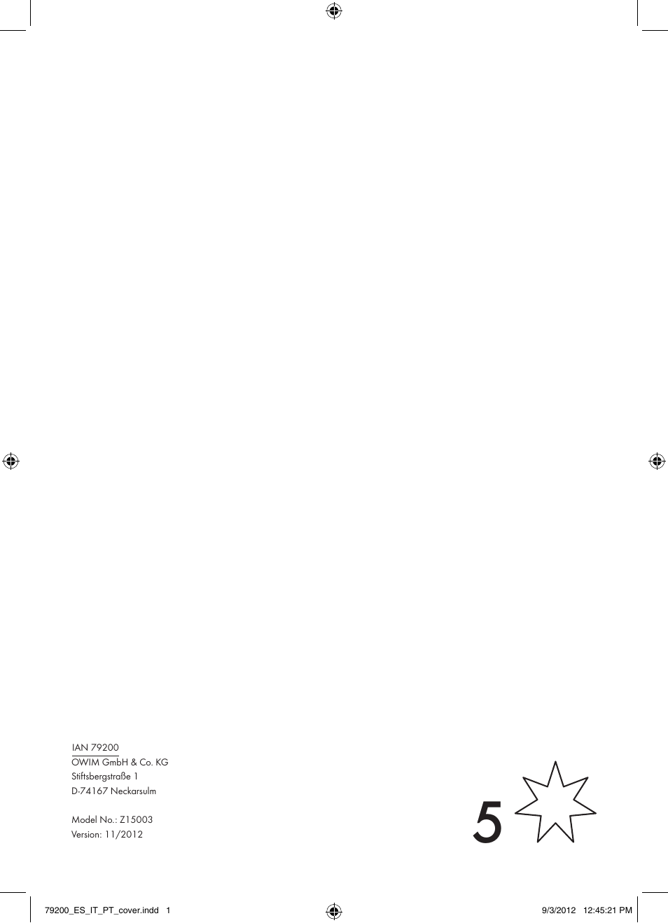 79200_es_it_pt_cover | Powerfix Z15003 User Manual | Page 36 / 36