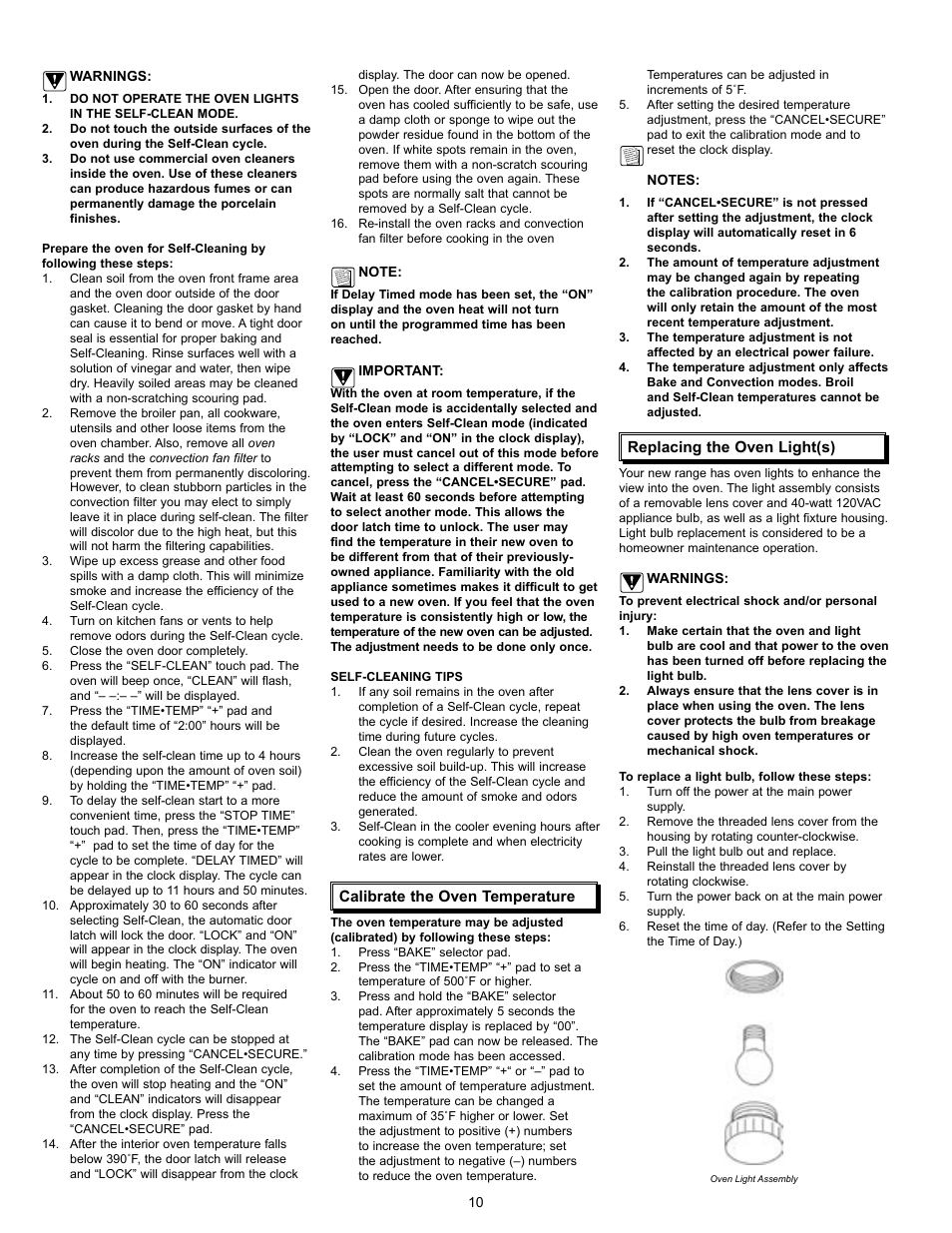 Dacor Preference User Manual | Page 12 / 16