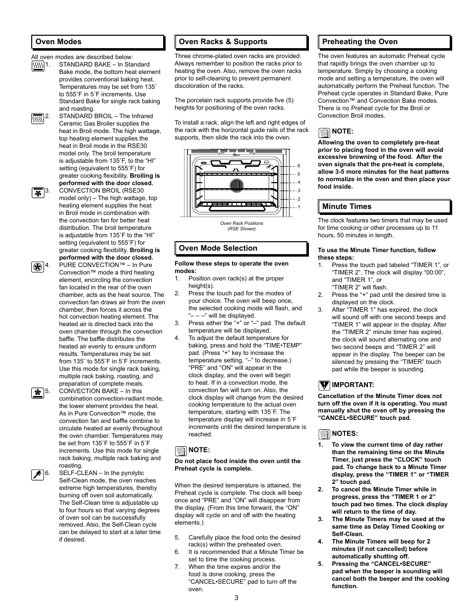 Dacor Preference User Manual | Page 5 / 16