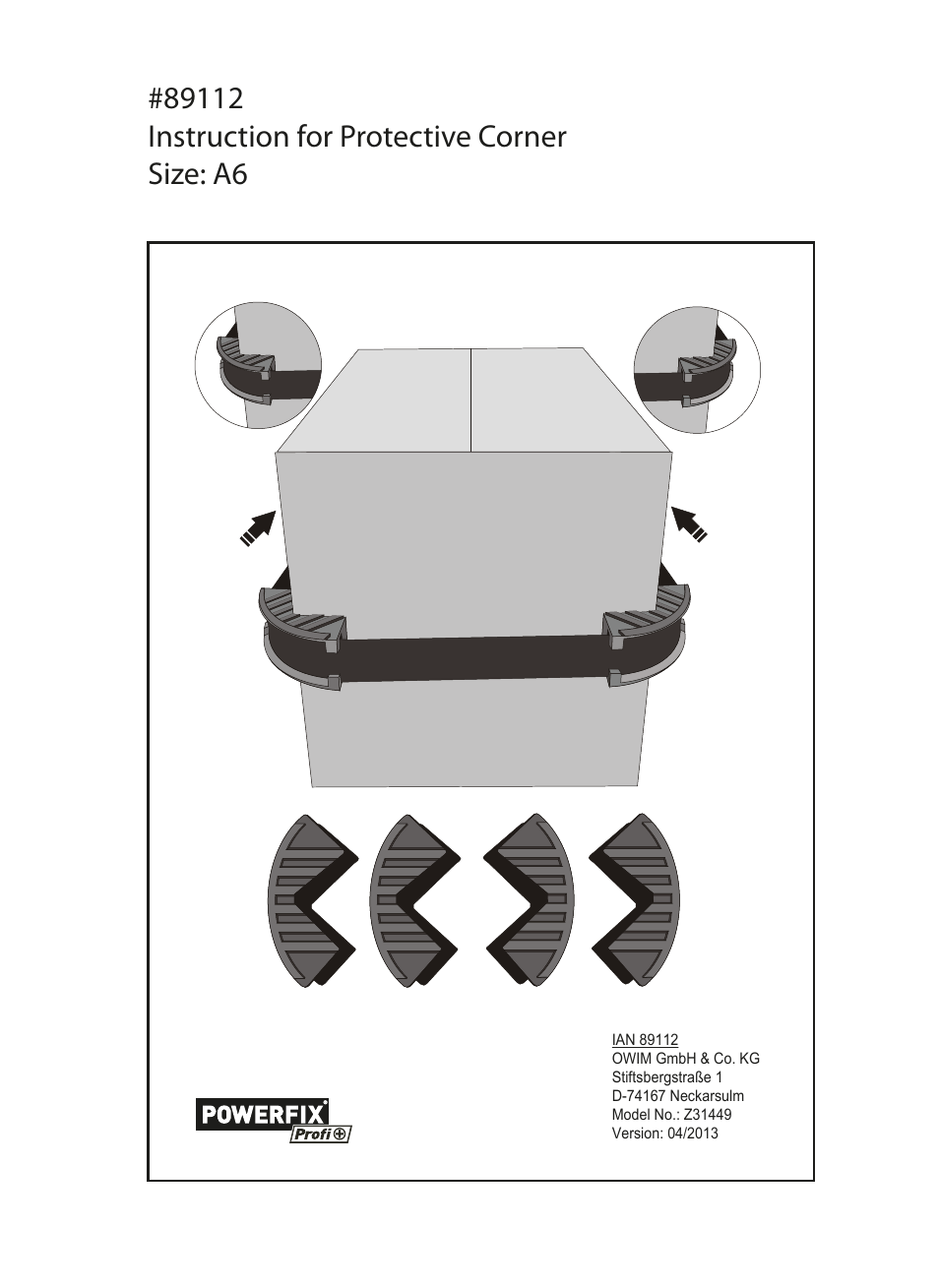 Powerfix Z31449 User Manual | 1 page