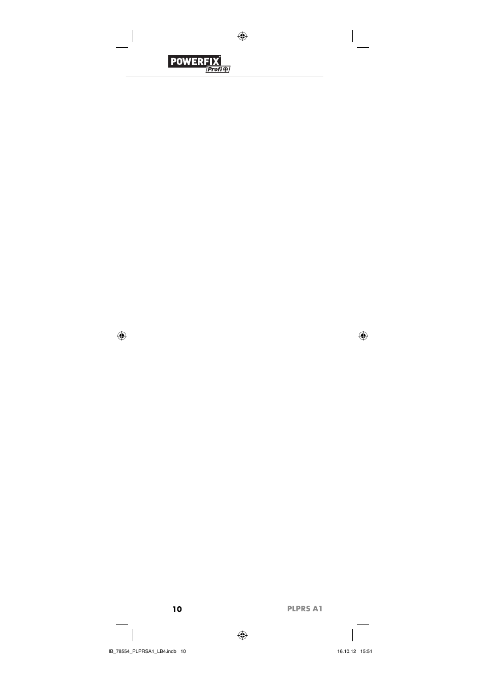 10 plprs a1 | Powerfix PLPRS A1 User Manual | Page 13 / 64