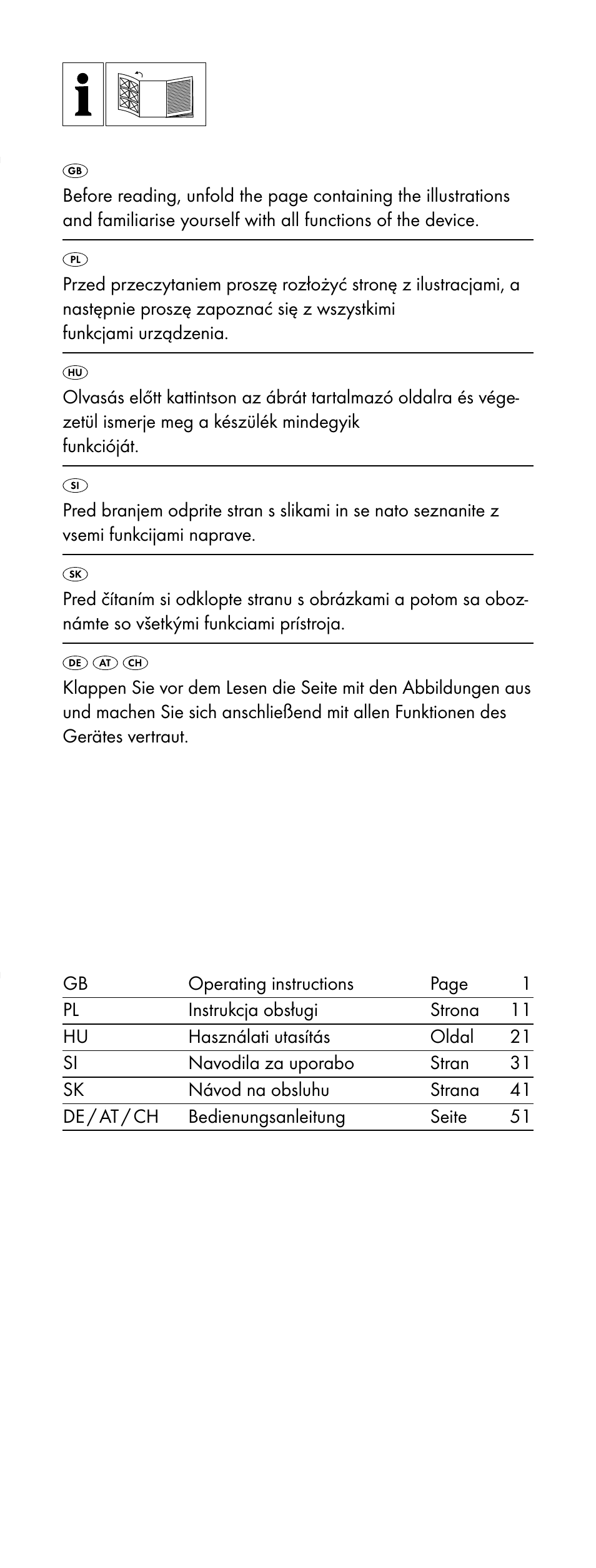 Powerfix PLPRS A1 User Manual | Page 2 / 64