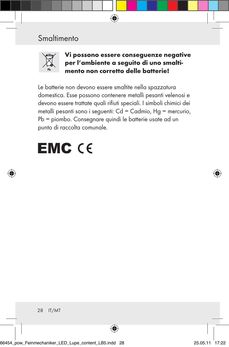 Smaltimento | Powerfix Z30225 User Manual | Page 30 / 66