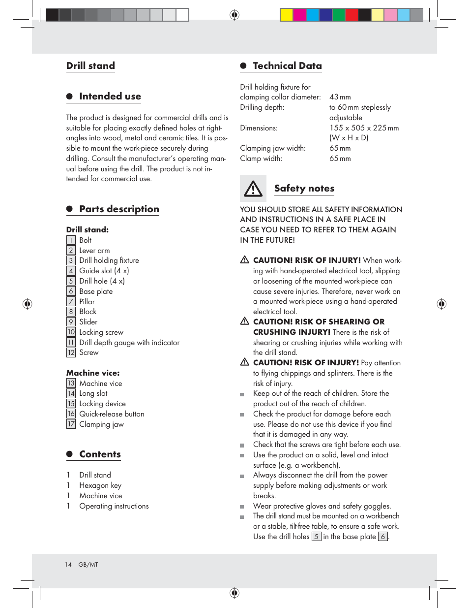 Powerfix Z31280 User Manual | Page 14 / 19