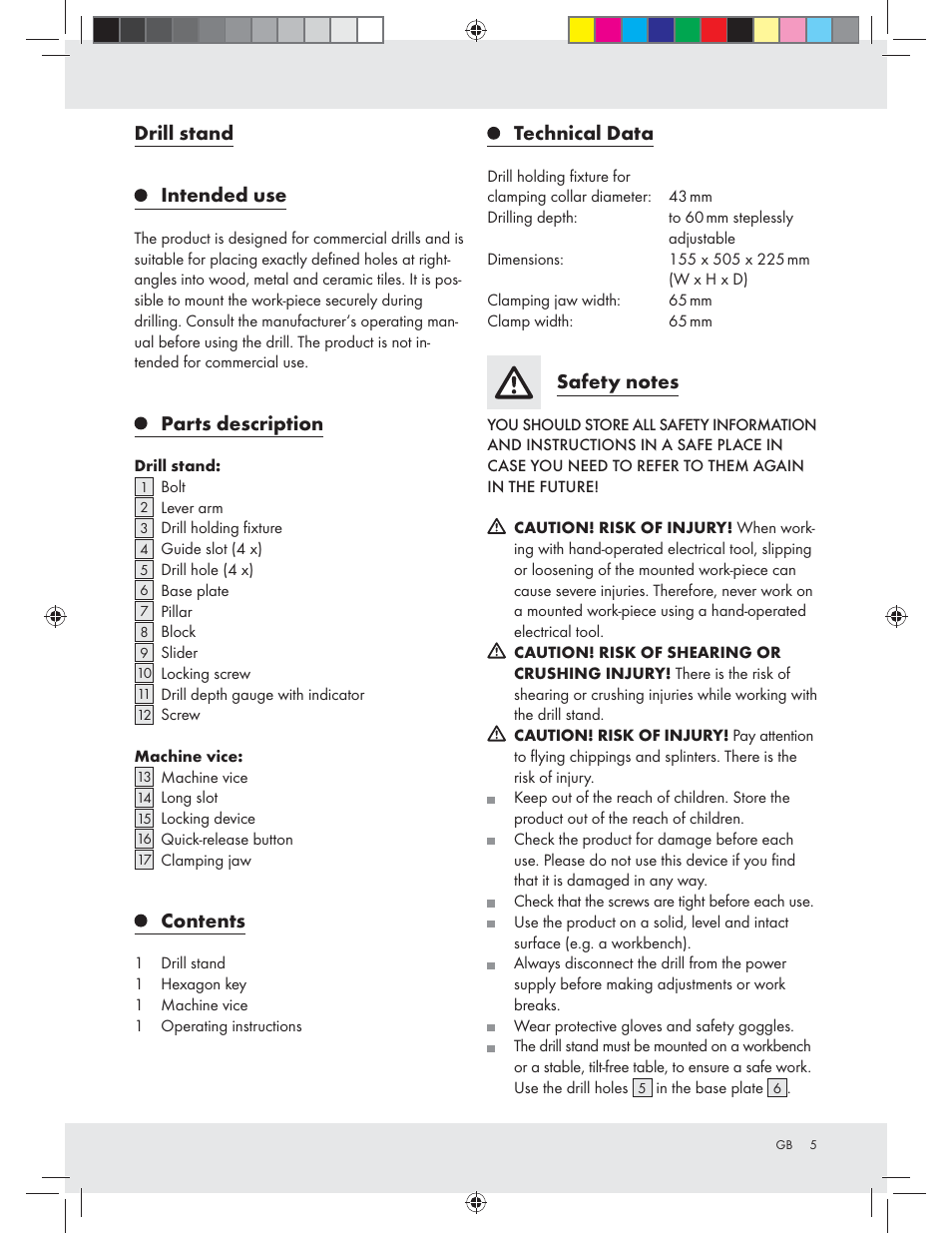 Powerfix Z31280 User Manual | Page 5 / 23