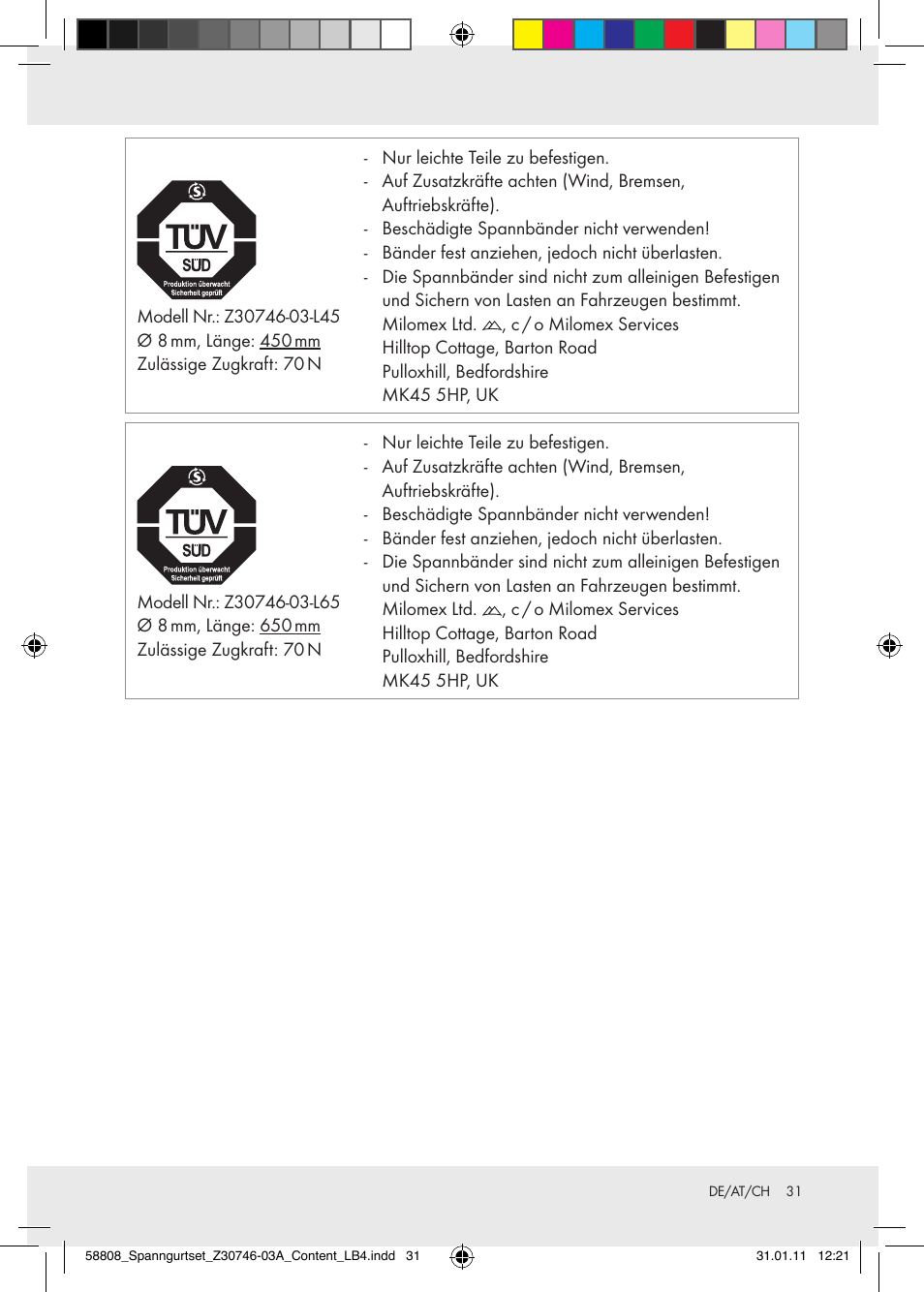 Powerfix Z30746-03 User Manual | Page 29 / 33