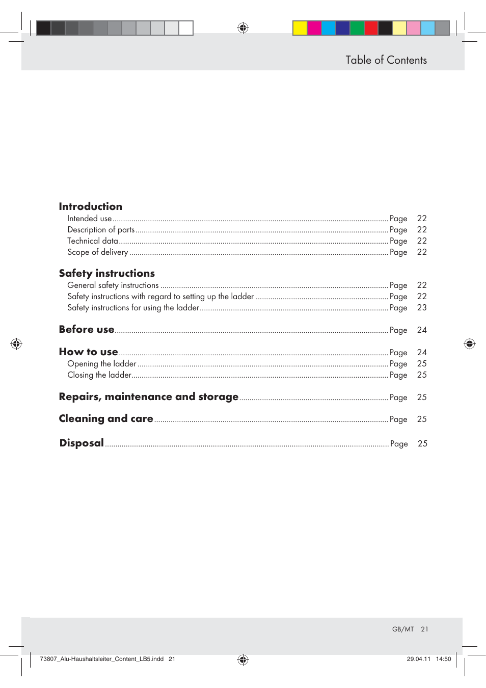 Powerfix Z29950 User Manual | Page 21 / 31