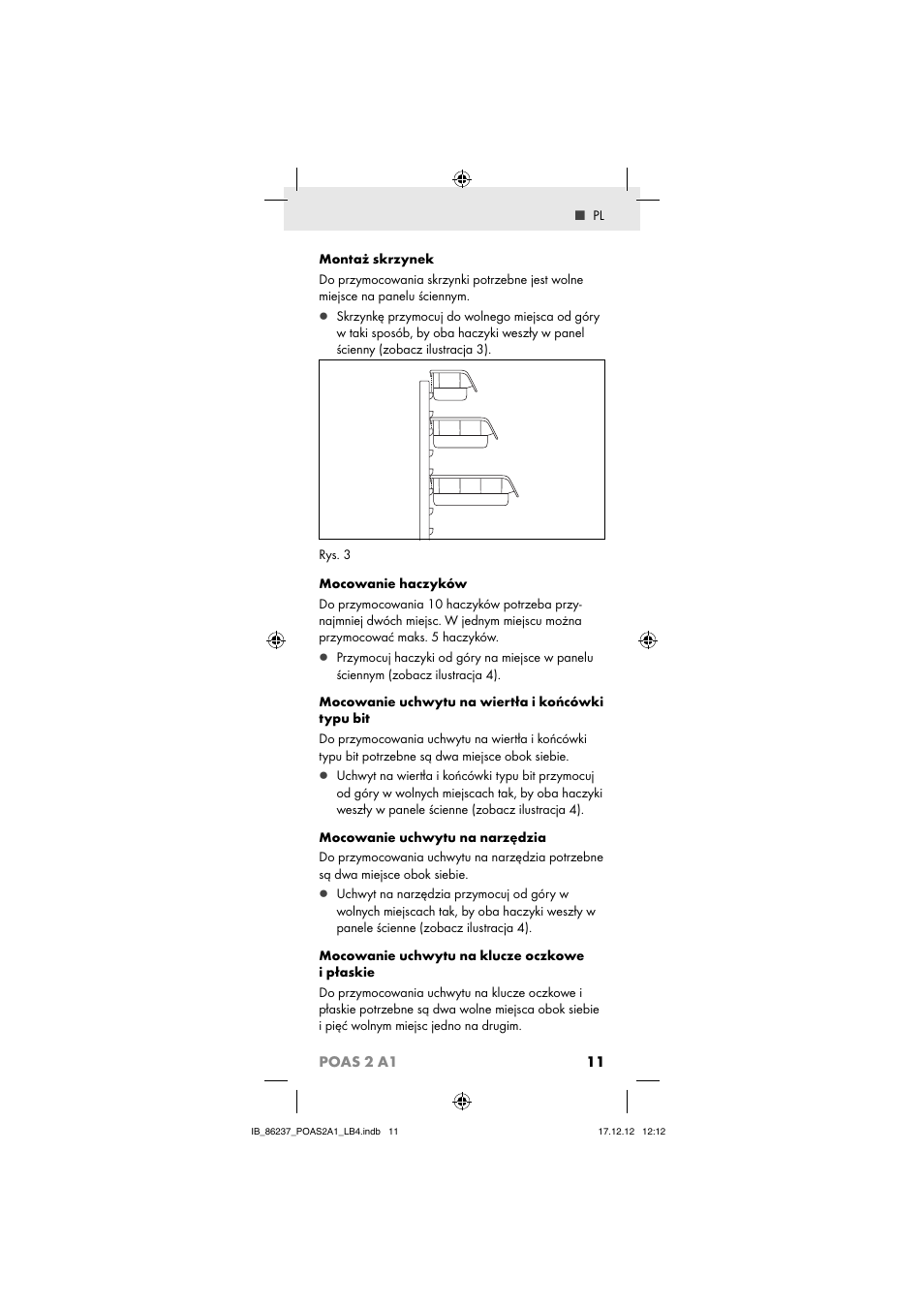 11 poas 2 a1 | Powerfix POAS 2 A1 User Manual | Page 13 / 41
