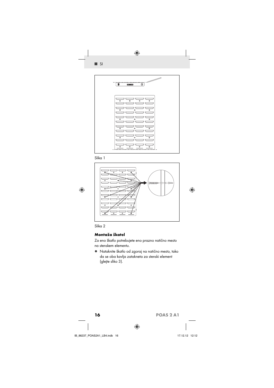 16 poas 2 a1 | Powerfix POAS 2 A1 User Manual | Page 18 / 41