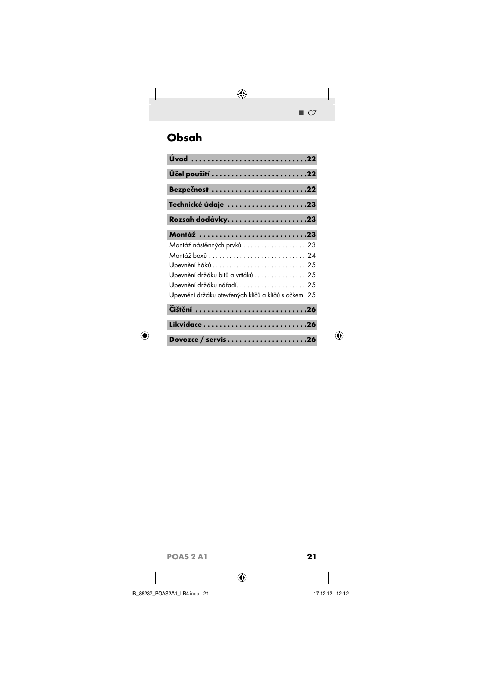 Powerfix POAS 2 A1 User Manual | Page 23 / 41