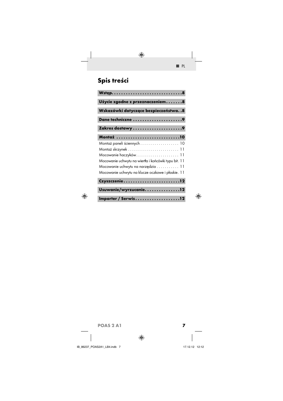 Powerfix POAS 2 A1 User Manual | Page 9 / 41