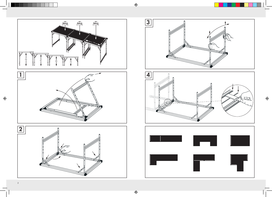 Powerfix Multi-Purpose Table Set User Manual | Page 2 / 4