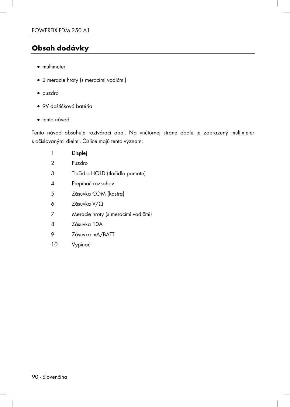 Powerfix PDM 250 A1 User Manual | Page 92 / 108