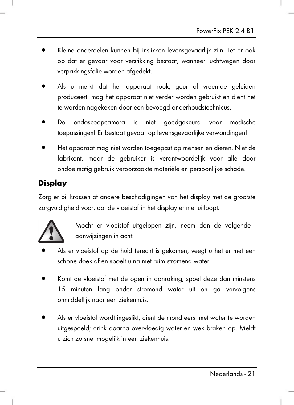 Powerfix PEK 2.4 B1 User Manual | Page 23 / 64