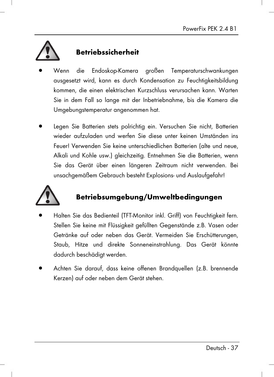 Powerfix PEK 2.4 B1 User Manual | Page 39 / 64