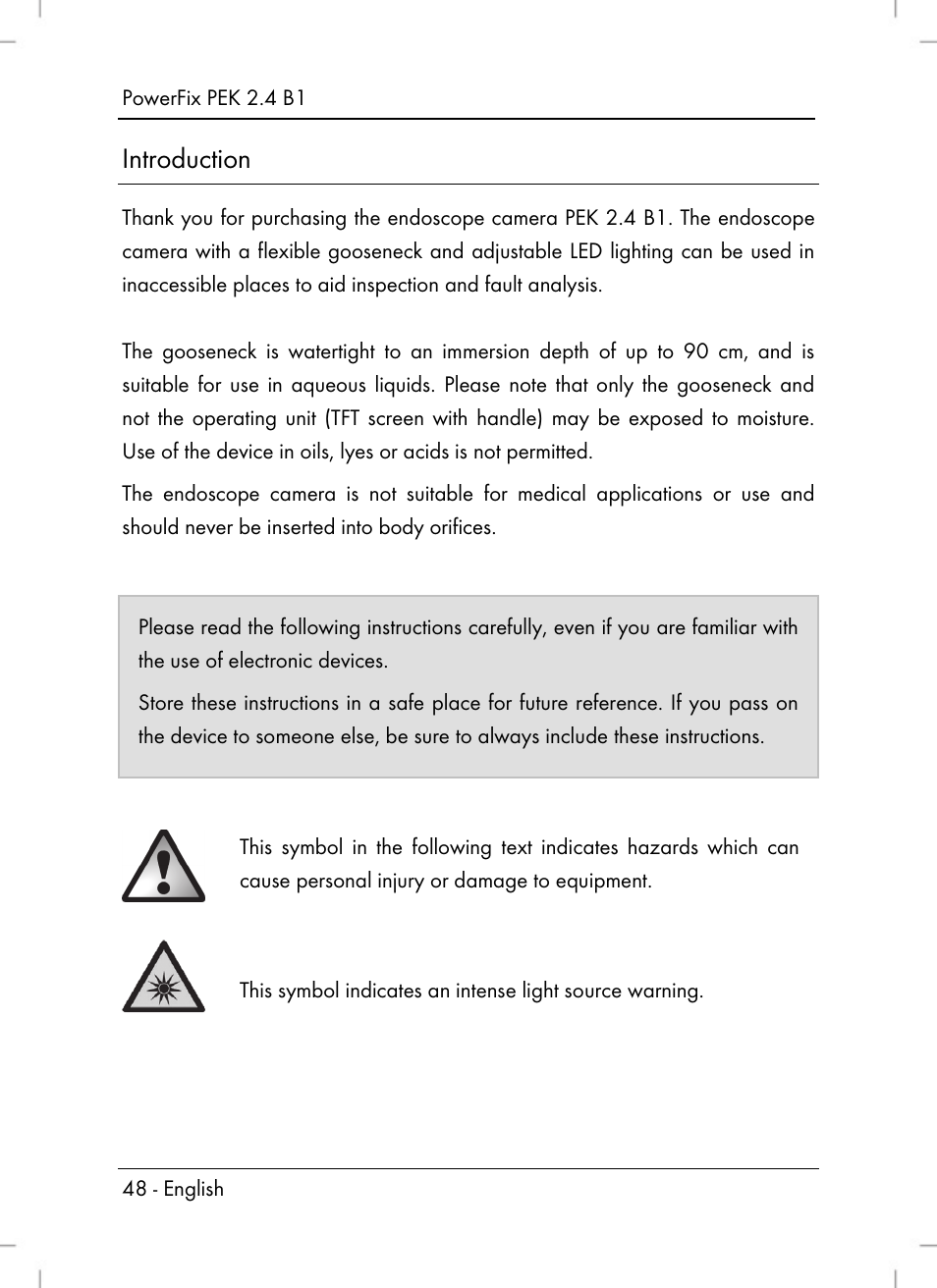 Introduction | Powerfix PEK 2.4 B1 User Manual | Page 50 / 64