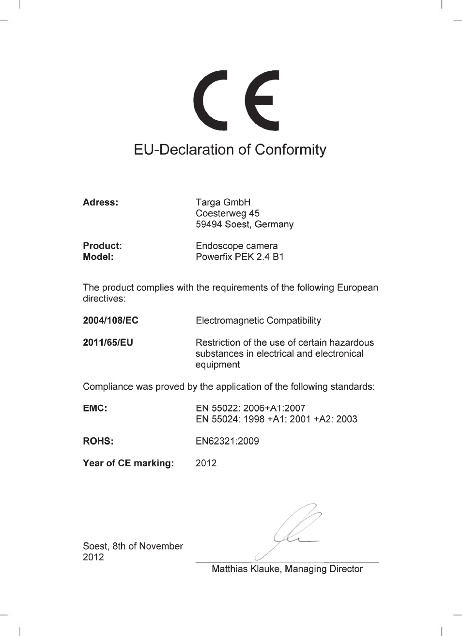 Powerfix PEK 2.4 B1 User Manual | Page 64 / 64