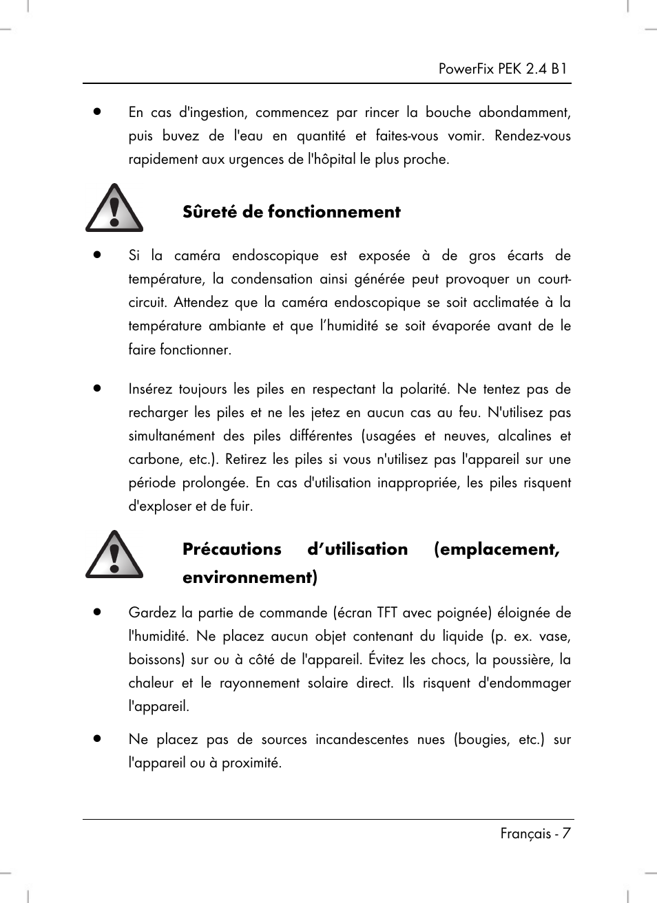 Powerfix PEK 2.4 B1 User Manual | Page 9 / 64