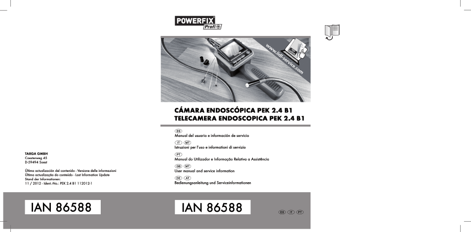 Powerfix PEK 2.4 B1 User Manual | 80 pages