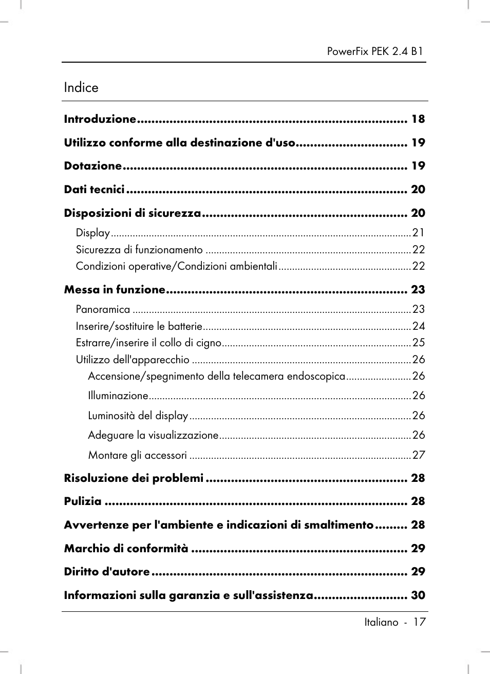 Powerfix PEK 2.4 B1 User Manual | Page 19 / 80