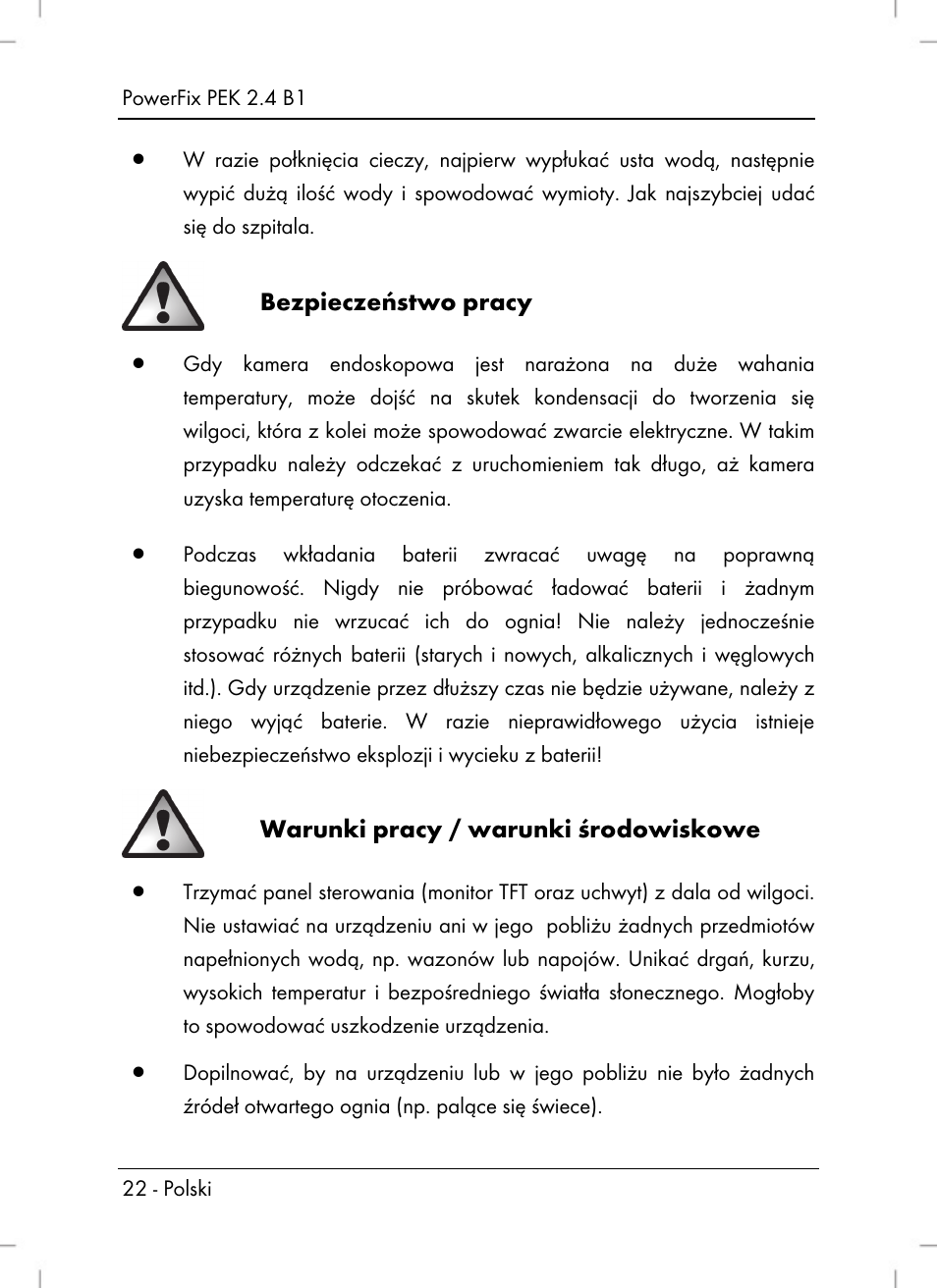 Powerfix PEK 2.4 B1 User Manual | Page 24 / 94