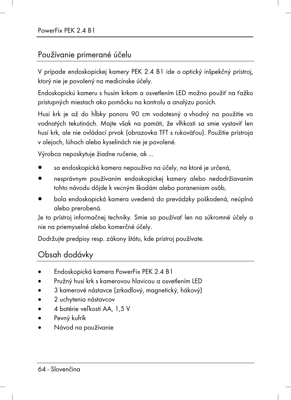 Powerfix PEK 2.4 B1 User Manual | Page 66 / 94