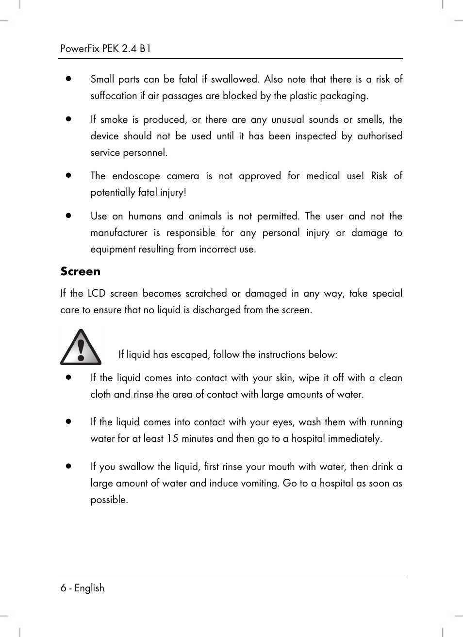 Powerfix PEK 2.4 B1 User Manual | Page 8 / 94