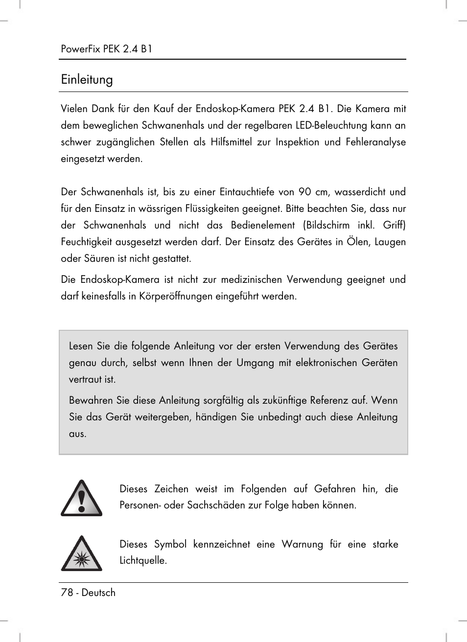 Einleitung | Powerfix PEK 2.4 B1 User Manual | Page 80 / 94