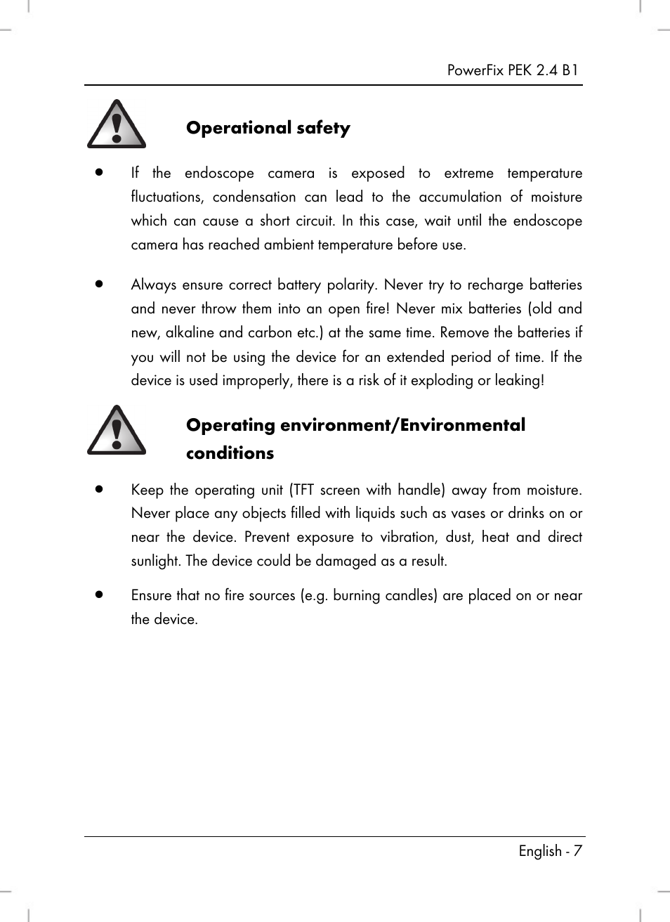 Powerfix PEK 2.4 B1 User Manual | Page 9 / 94