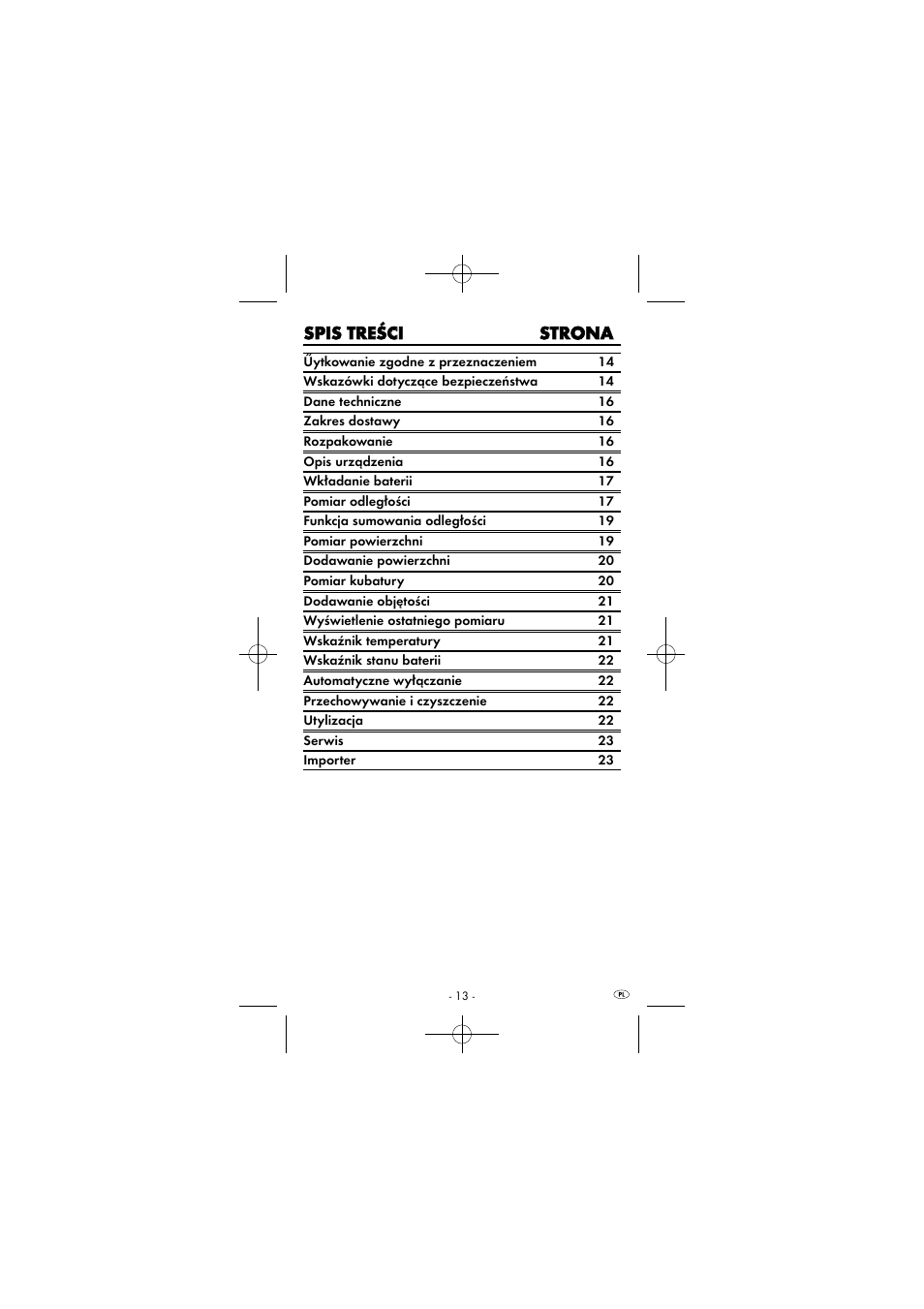 Ssp piis s ttr re eś śc cii s sttr ro on na a | Powerfix KH 2927-1 User Manual | Page 16 / 87