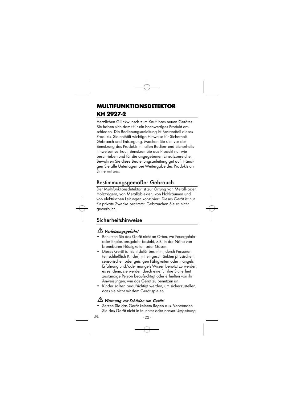 Powerfix KH 2927-2 User Manual | Page 25 / 43