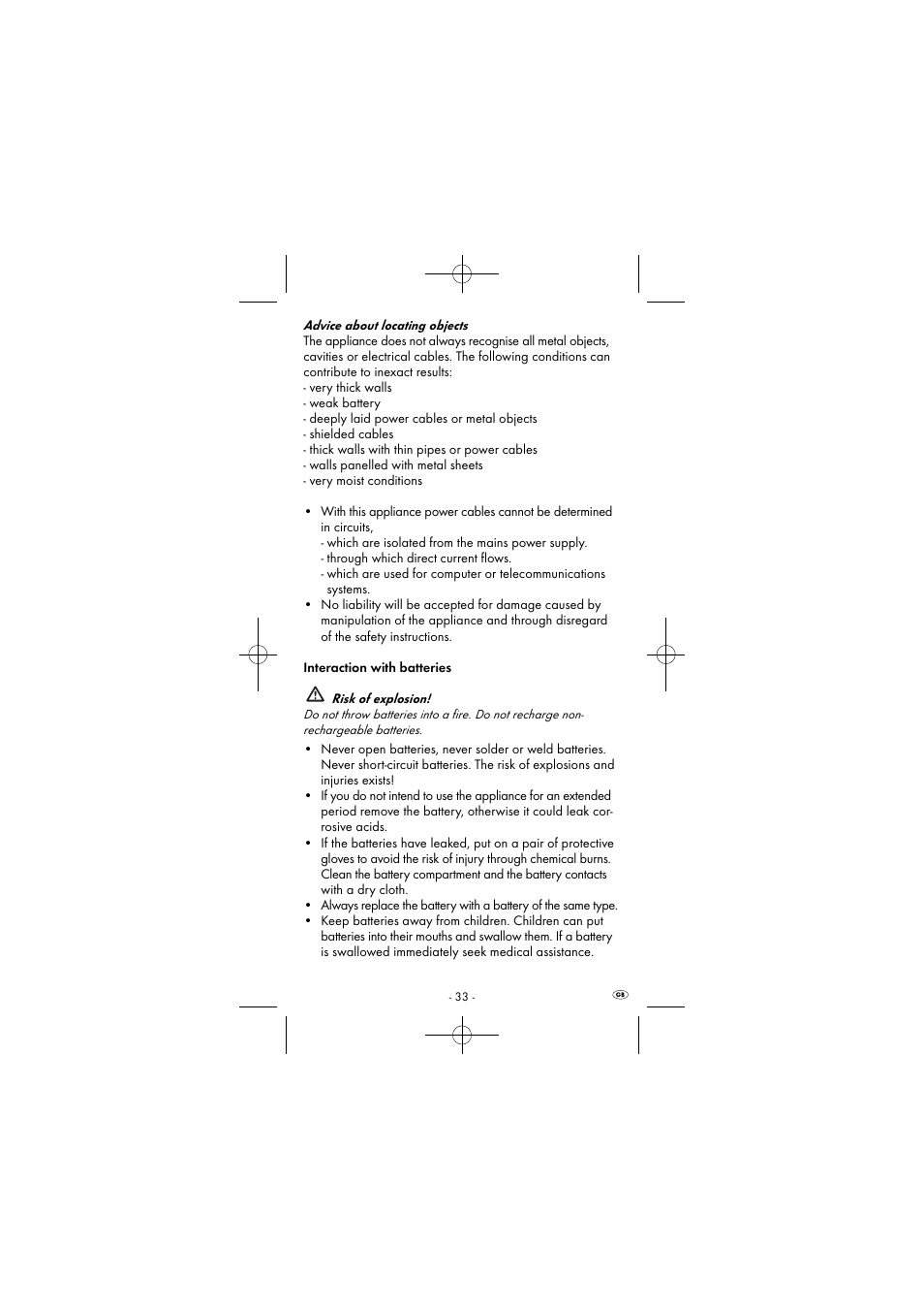 Powerfix KH 2927-2 User Manual | Page 36 / 43