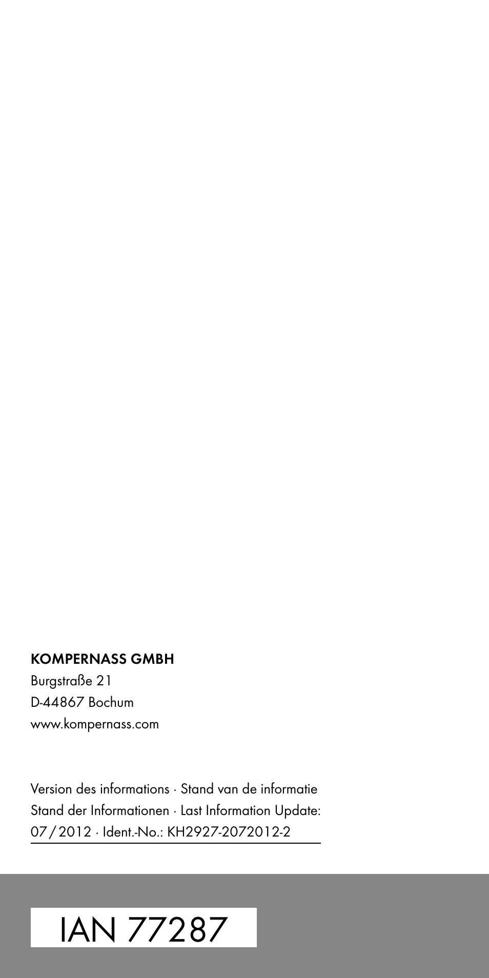 Powerfix KH 2927-2 User Manual | Page 43 / 43