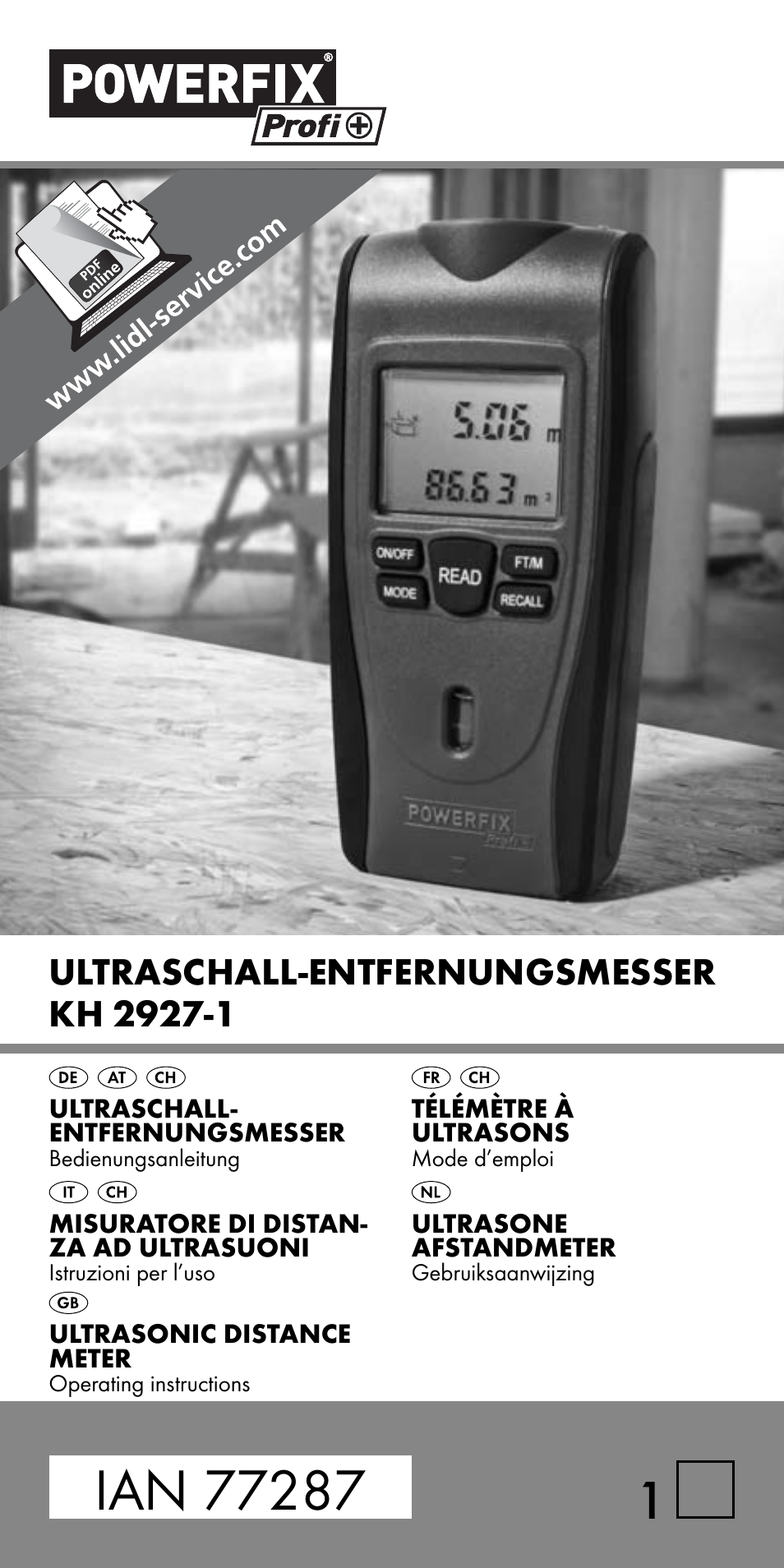 Powerfix KH 2927-1 User Manual | 63 pages