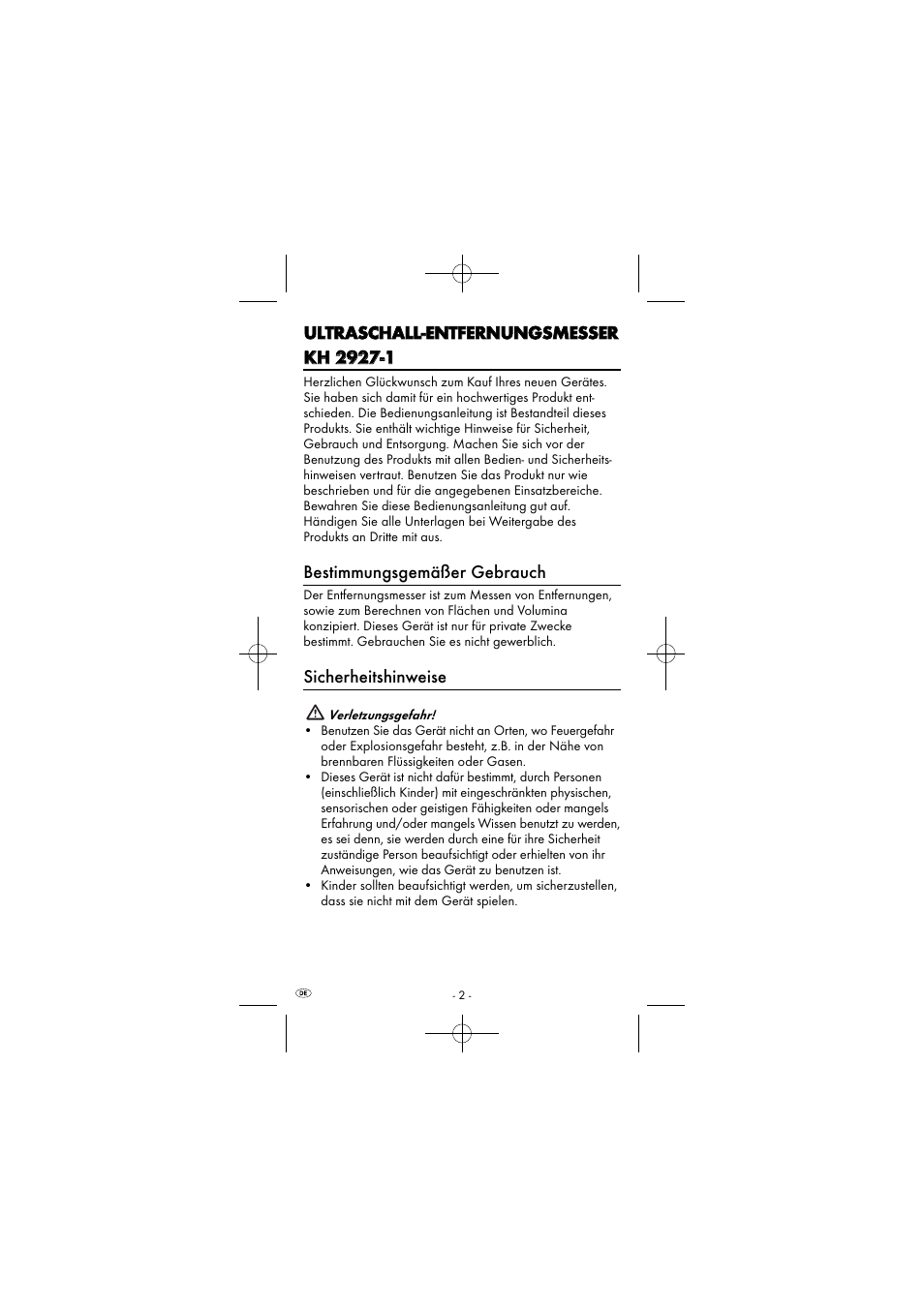 Powerfix KH 2927-1 User Manual | Page 5 / 63
