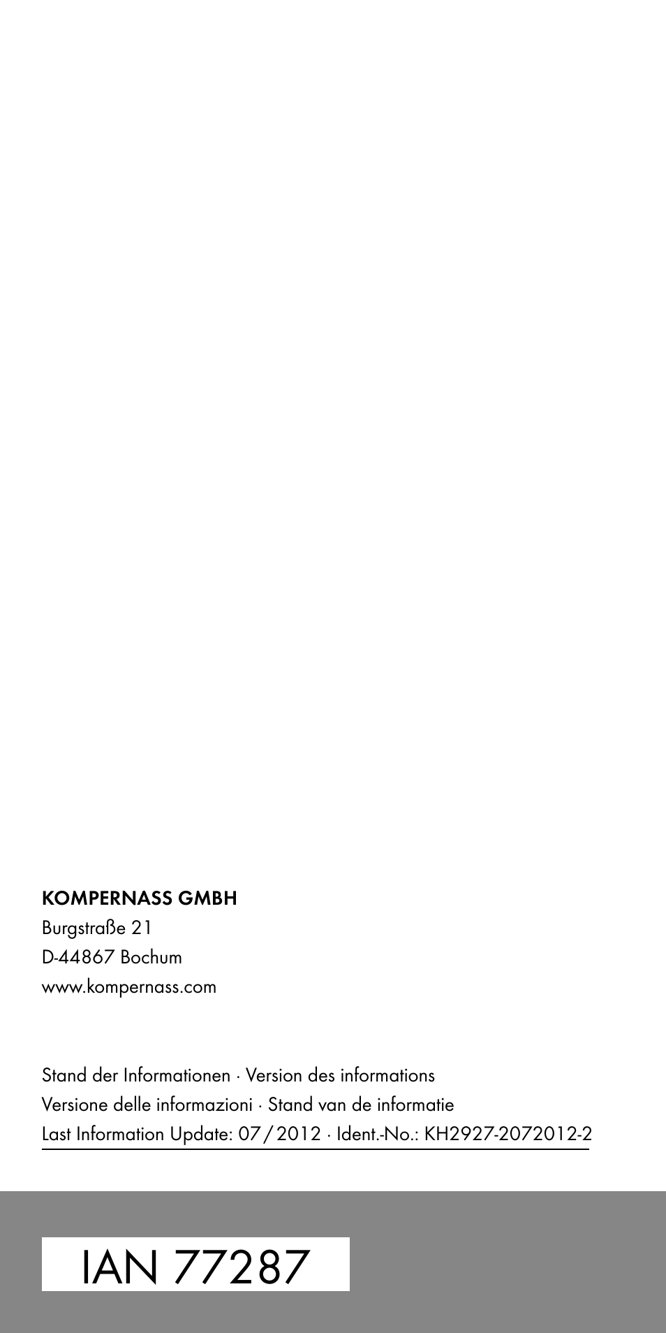 Powerfix KH 2927-2 User Manual | Page 53 / 53