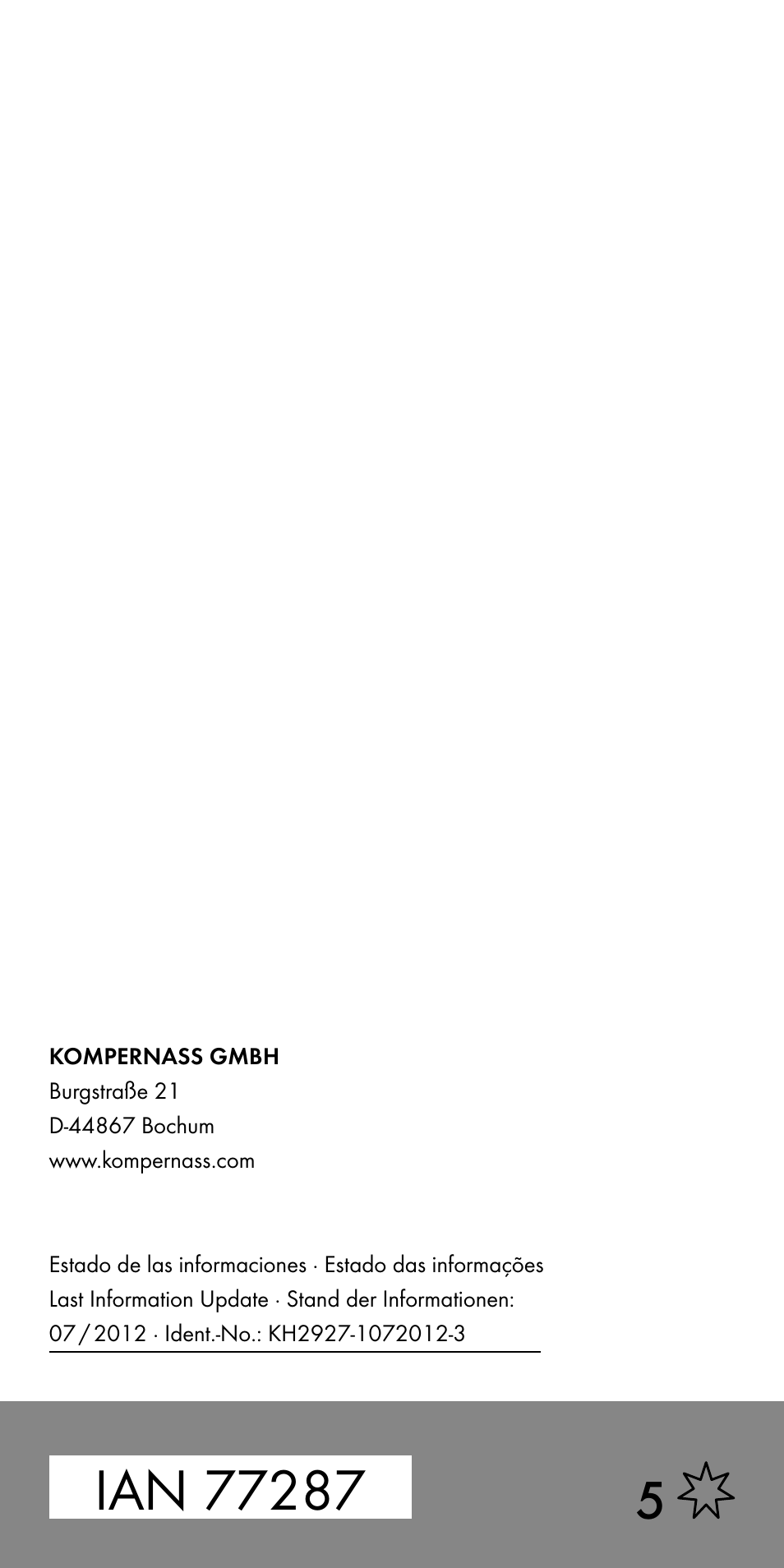 Powerfix KH 2927-1 User Manual | Page 52 / 52